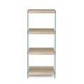 Biblioteca, Line Kenya, Bizzotto, 40x30x100.5 cm, MDF melaminat