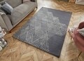 Covor Diamond Grey, Flair Rugs, 120 x 170 cm, poliester, gri