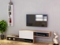 Mobilier living TAKA, Gauge Concept, 2 piese, PAL, tec/alb