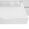 Pat multifunctional pentru o persoana, 90x200 cm, Ulli, Inter Link, lemn, alb
