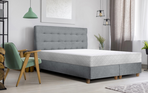 Saltea SuperOrtopedica Green Future KONFORTA Max Plus 25 cm, 140x190x25cm, Spuma poliuretanica elastica, Husa detasabila, lavabila, matlasata, hipoalergenica, Reversibila, Ferma