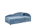 Canapea divan, Laura Denim, 75 x 95 x 201 cm, Albastru Denim