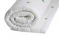 Topper saltea Confort Eucalyptus, Green Future, 90x190 cm, H 5 cm