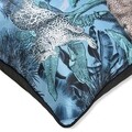 Perna decorativa Tropic, Decomex, 45x45 cm, poliester, albastru