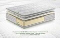 Saltea ortopedica Aloe Vera Dual Confort, 140x200x25cm, Memory 4 cm, 7 zone de confort, reversibila, fermitate medie