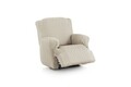 Husa fotoliu cu recliner elastica bi-stretch, Argos, natural C/0