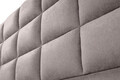 Pat matrimonial, Stockholm, Cubic E, 160x200 cm, saltea tip Pocket, topper memory, Taupe