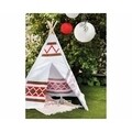 Cort de gradina pentru copii Tepee, Decoris, 120x120x155 cm, poliester, multicolor