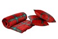 Set Alcam cocolino, 2 perne 50x70 cm si pilota matlasata 200x220 cm, Xmas Fleece