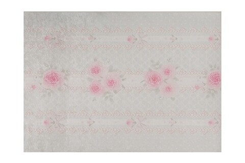 Covor Pink Rose - Pink, Confetti, 100x140 cm, poliester, multicolor