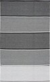 Covor Eko rezistent, 9025 - Black, White, 100% bumbac,  120 x 180 cm