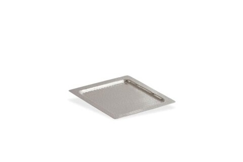 Tava Square Shape, Hermann Bauer, 30x30x2 cm, aluminiu, argintiu