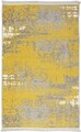 Covor Eko rezistent, NK 01 - Yellow, Grey, 100% poliester,  75 x 150 cm