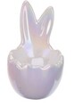 Suport pentru ou Bunny Ears,  6.2x5.5x8.5 cm, ceramica, alb