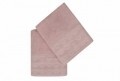 Set 2 prosoape de maini 50x90 cm, 100% bumbac, Soft Kiss, Era  Dusty Rose