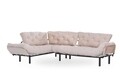 Coltar Nitta Corner, Futon, metal, crem