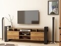 Comoda TV EVREN, Gauge Concept, 150x33.2x61.8 cm, PAL, tec/alb