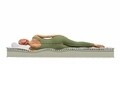 Saltea Super Ortopedica Tri Flexa, 12+3+3 Memory, 120x200x20 cm, Anatomica, Husa Hipoalergenica