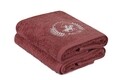 Set 2 prosoape de maini, Beverly Hills Polo Club, Dusty Rose, 50 x 100 cm, 100% bumbac