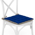 Perna pentru scaun Pouf 2, Decomex, 40x40x5 cm, bumbac, indigo