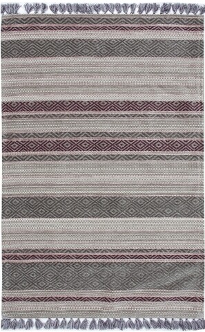 Covor Eko rezistent, IN 02 - Cream, Lilac, 100% acril,  160 x 230 cm