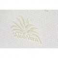 Topper saltea Aloe Vera Therapy Memory Arctic Gel 7 zone de confort, 80x190 cm