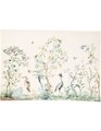 Suport pentru farfurie Birds of Paradise, Clayre & Eef, romantic, 33x48 cm