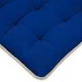 Perna pentru scaun Pouf 2, Decomex, 40x40x5 cm, bumbac, indigo