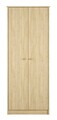 Mobilier Dormitor Luka Natur, Bedora, 1 pat, 1 dulap,1 comoda, 2 noptiere
