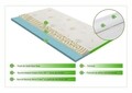 Topper saltea Aloe Vera 3+2 Memory Cool Gel, 160x200 cm, H 5 cm