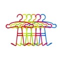 Set 6 umerase pentru copii, Casa Plastor, King, 37 x 32.5 x 5 cm, plastic, multicolor