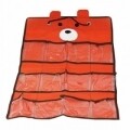 Organizator incaltaminte pentru copii Bear, Jocca, 40 x 70 cm, polipropilena, portocaliu