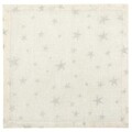 Servetel pentru masa Stars, Decomex, 40x40 cm, 90% in si 10% poliester, argintiu