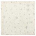 Servetel pentru masa Stars, Decomex, 40x40 cm, 90% in si 10% poliester, argintiu