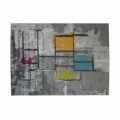 Covor Specter Graffiti Grey, Floorita, 160 x 230 cm, 100% polipropilena, gri