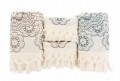 Set 4 prosoape de baie, Saheser, 100% bumbac, Marcelo 1