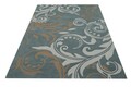 Covor  Waves Bedora, 80x150 cm, 100% lana, multicolor, finisat manual
