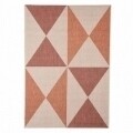 Covor indoor outdoor Floorita GEO RUST RED 160X230