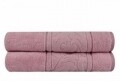 Set 2 prosoape de baie 70x140 cm, 100% bumbac, Hobby, Sultan Rose