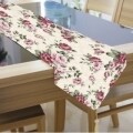 Traversa pentru masa 33x180, 100% bumbac, Pink Flower