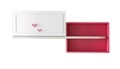 Raft pentru perete Candy, Flamboyant, 137x59x27 cm, alb/roz