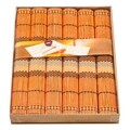 Set 6 suporturi pentru farfurie PRC, bambus, 40 x 35 cm, portocaliu