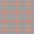 Patura Biederlack Softflor Check, 150x200 cm, gri/portocaliu