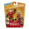 Set 2 figurine Domnul Incredibil si Jack, H 7.6 cm