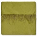 Perna decorativa Aella, Decomex, 45x45 cm, poliester, verde crud