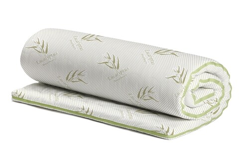 Topper saltea Eucalyptus Memory, 7 zone, 120x190 cm, H 5 cm