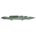 Set 10 suporturi pentru farfurie, Esschert, Leaf, 22.5 x 27.5 x 2.7 cm, hartie, verde