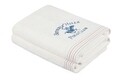 Set 2 prosoape de baie, Beverly Hills Polo Club, 405 White, 70 x 140 cm, 100% bumbac