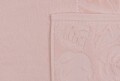 Set 2 prosoape de maini 50x90 cm, 100% bumbac, Saheser, Kısmi Kadife Yaprak, roz somon