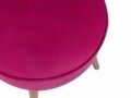 Taburet rotund Aliz Fuchsia, Heinner